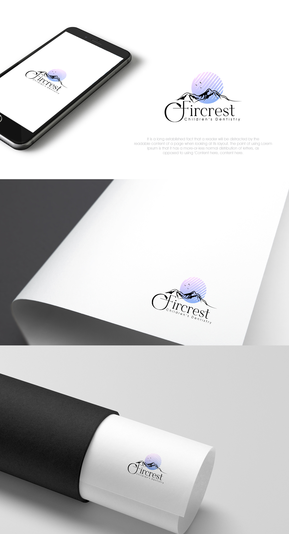 Logo Design by SL Designer for Fircrest Children's Dentistry | Design #25736844