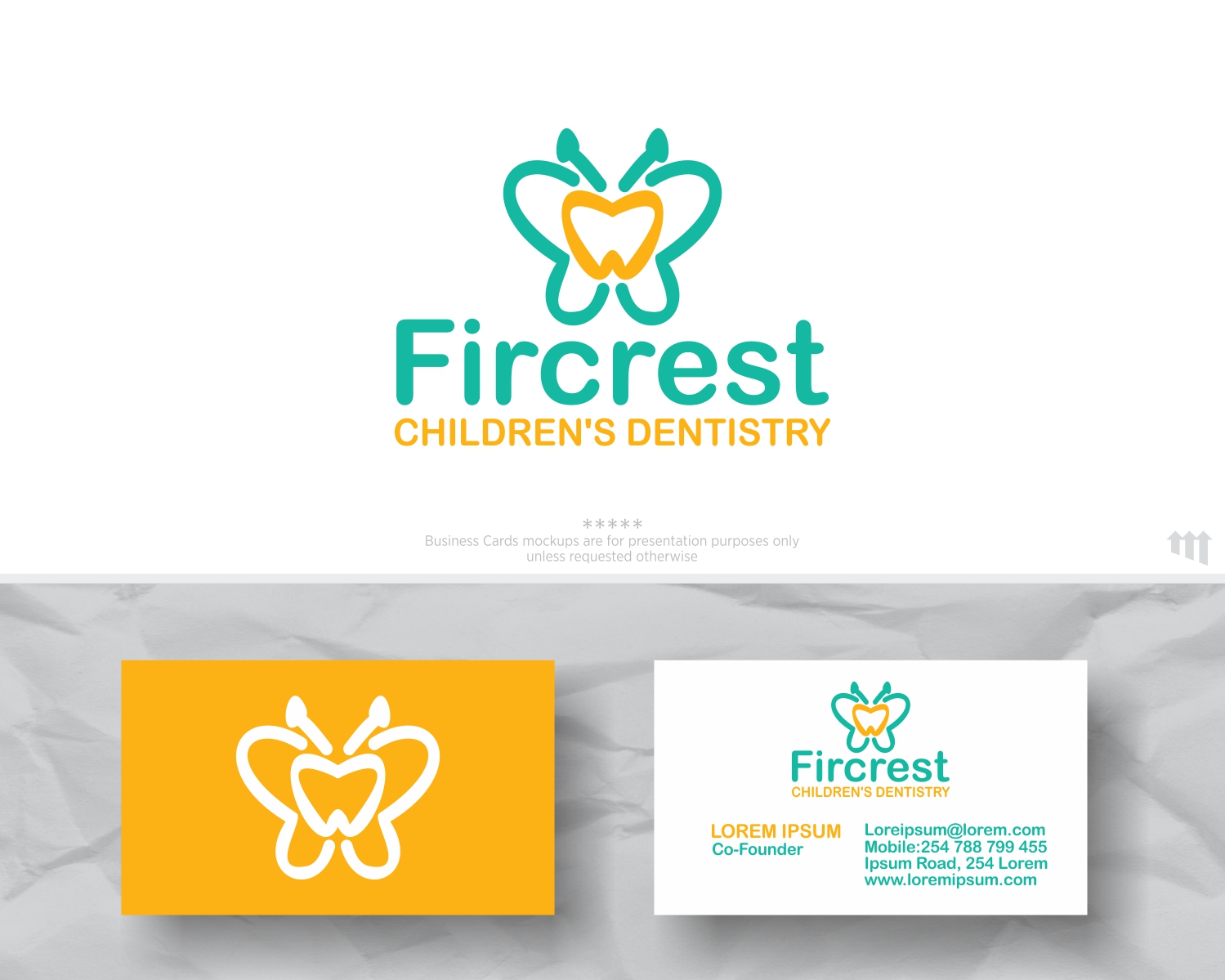 Logo Design by MBARO for Fircrest Children's Dentistry | Design #25759150