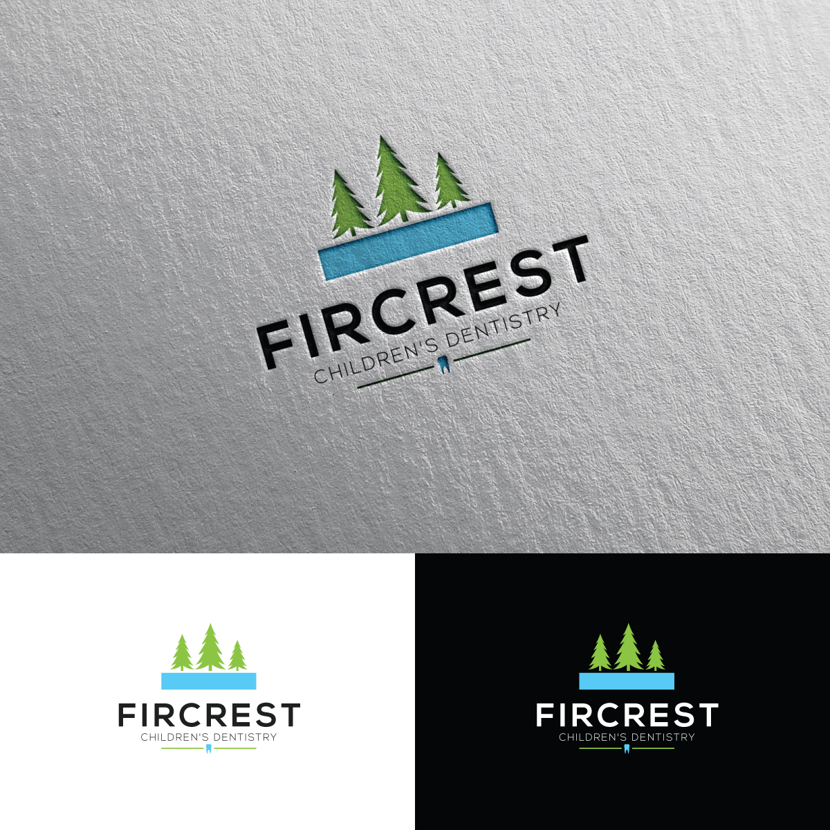 Logo Design by Rii for Fircrest Children's Dentistry | Design #25724508
