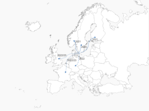 Maps in Illustrator | Vector Design by Elizaveta M