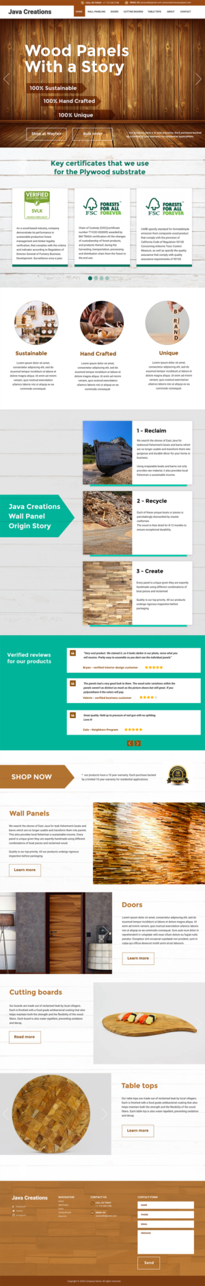 Web Design par G!Morning pour Knezic j.d.o.o. | Design : #25733586