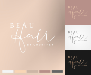 Beau Hair by Courtney  | Logo-Design von vta
