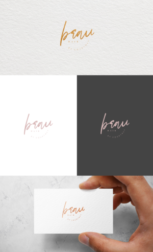 Beau Hair by Courtney  | Logo Design by GLDesigns
