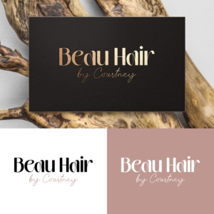 Beau Hair by Courtney  | Logo Design by ACK Design