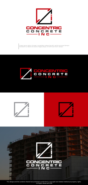 Concentric Concrete Inc. | Logo-Design von Kim Ji