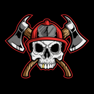 Red Knights Firefighter Motorcycle Club | Graphic Design by FogelDesign