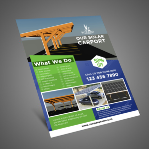 Solar Carport | Flyer-Design von Schöpfer