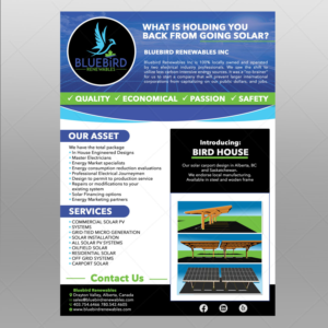 Solar Carport | Design de Flyer par DA.