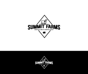 Summit Farms  Dorper & White Dorper Sheep | Logo Design by Ochieng