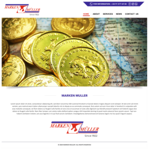 Landingpage für den Gold- und Briefmarkenankauf | Diseño de Página de Aterrizaje por -Marc-