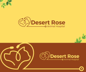 Desert Rose Animal Hospital | Logo Design by FourtuneDesign