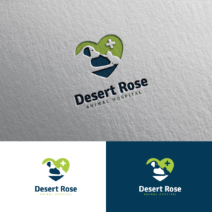 Desert Rose Animal Hospital | Logo Design by Rii