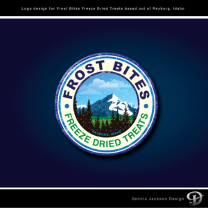 Frost Bites Freeze Dried Treats | Diseño de Logo por Dennis Jackson Design