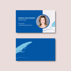 High End Notary Service Business Card Design | Business Card Design by AnaMSantos