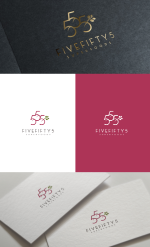 FiveFifty5 Super Foods or 555 Super Foods | Logo Design by GLDesigns