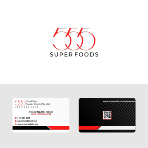 FiveFifty5 Super Foods or 555 Super Foods | Logo Design by Avilash