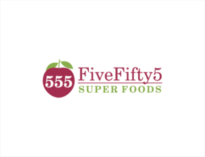 FiveFifty5 Super Foods or 555 Super Foods | Logo Design by BNdesigner