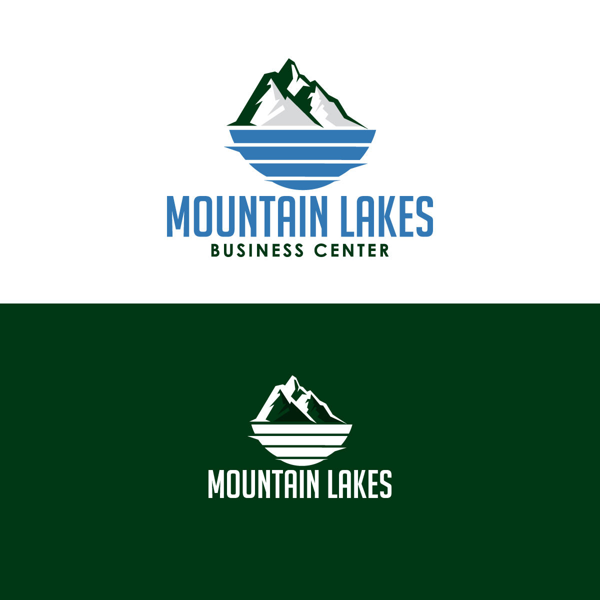 Logo-Design von Graphic Bricks für Mountain Lakes Business Center | Design #25736175