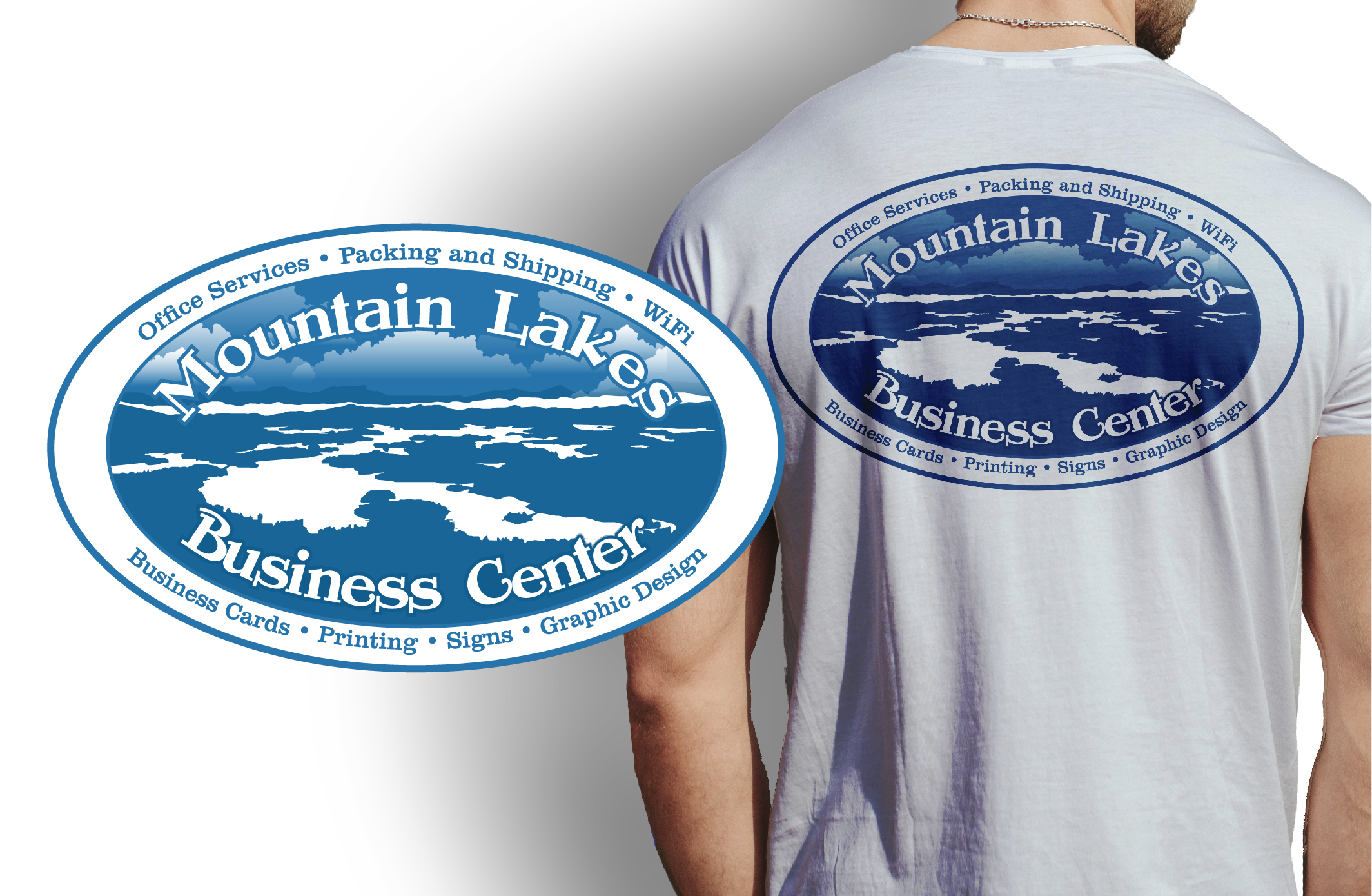 Diseño de Logo por YERR® para Mountain Lakes Business Center | Diseño #25734225