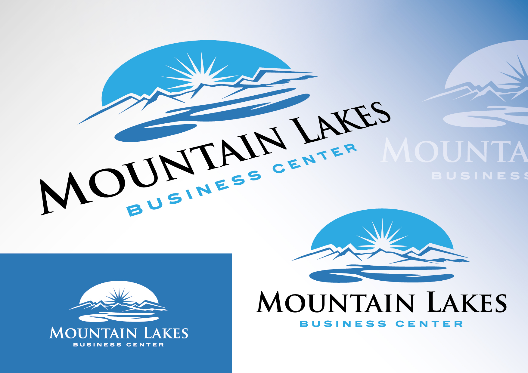 Logo Design by grrssn for Mountain Lakes Business Center | Design #25734253