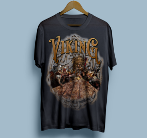 Create a Simple and Bold Viking T-Shirt Design | T-shirt Design by dundun