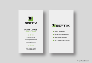 Business Card Design by SyncFuse™ Solutions for this project | Design: #25743334