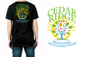 Cedar Ridge Behavioral Health Solutions needs a t-shirt design incorporating our existing logo.  