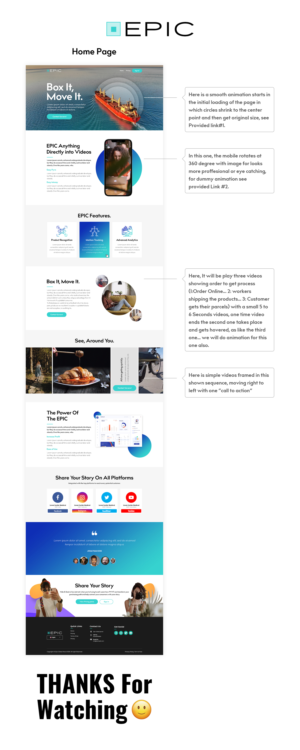 Web-Design von Techvolte für Epic Global Inc | Design: #25776765