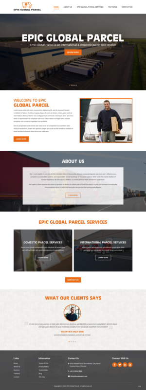 Diseño Web por pb para Epic Global Inc | Diseño #25743287