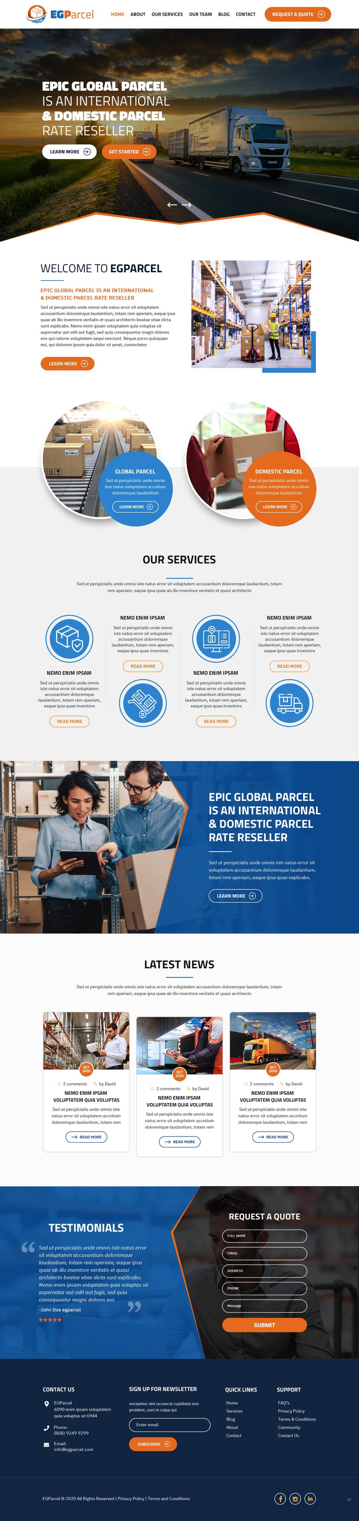 Web Design by pb for Epic Global Inc | Design #25743289