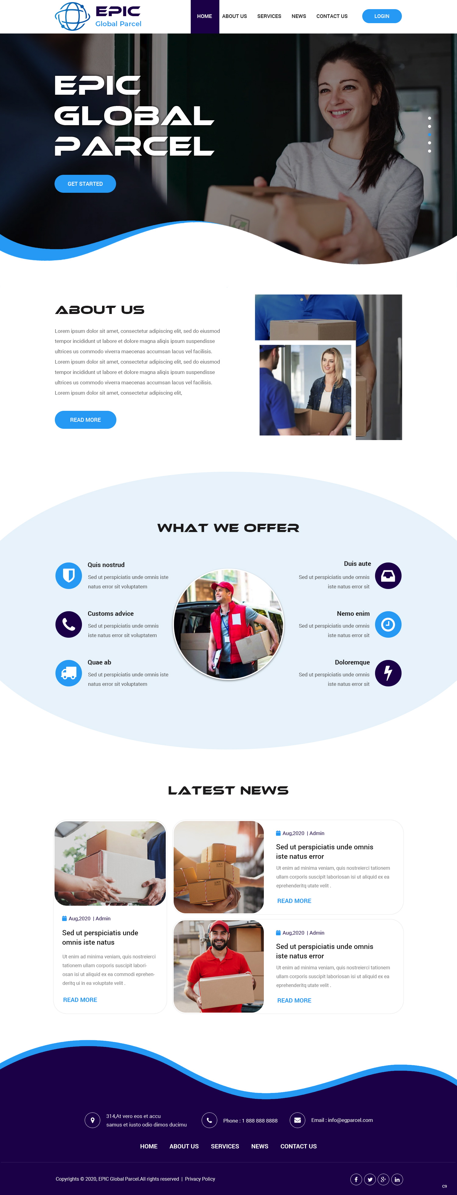 Web Design par pb pour Epic Global Inc | Design #25743290