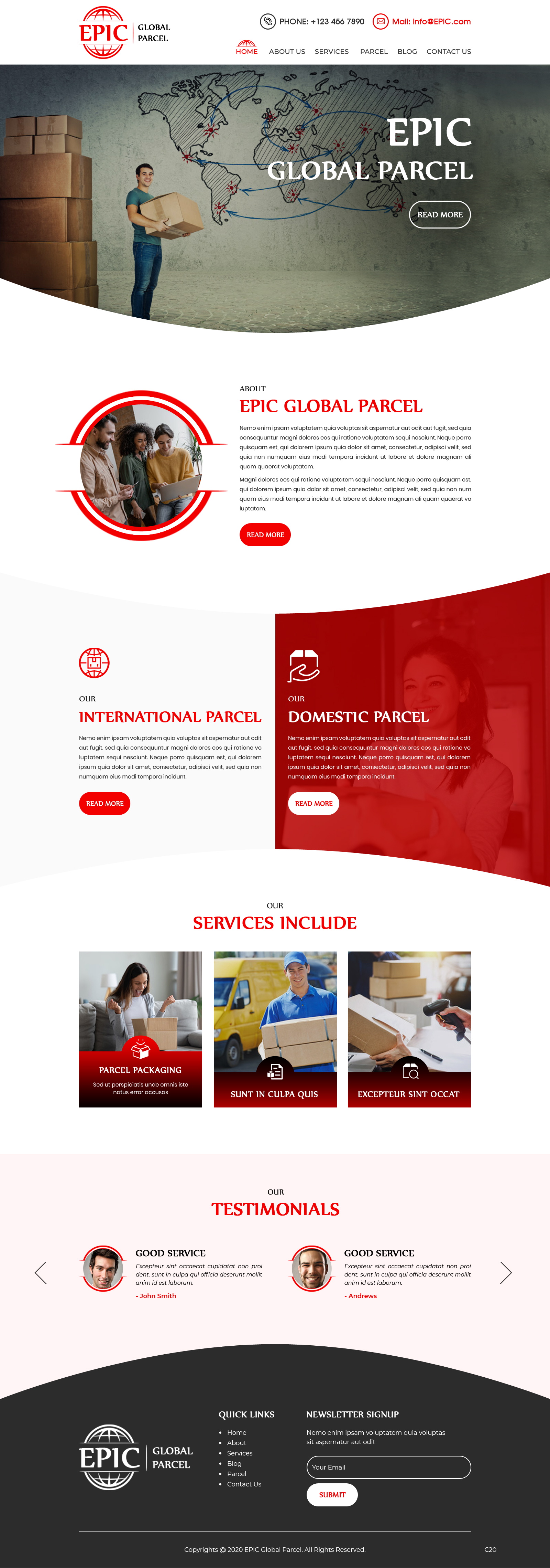 Web Design par pb pour Epic Global Inc | Design #25743291