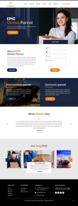 Web-Design von pb für Epic Global Inc | Design: #25743293