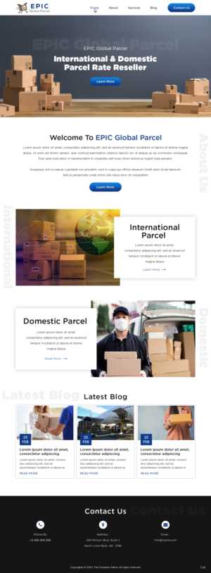 Web-Design von pb für Epic Global Inc | Design: #25743294
