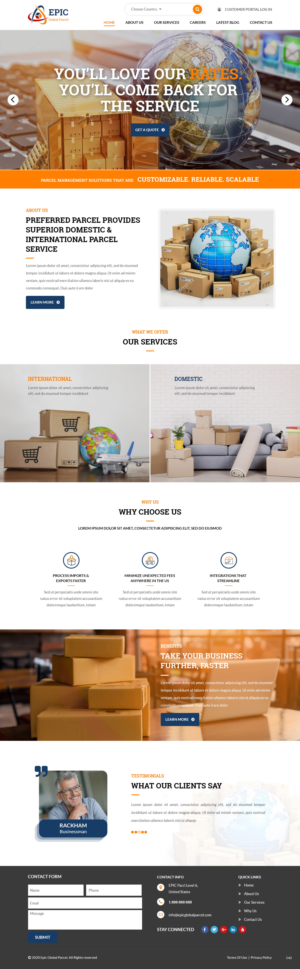Web-Design von pb für Epic Global Inc | Design: #25743295