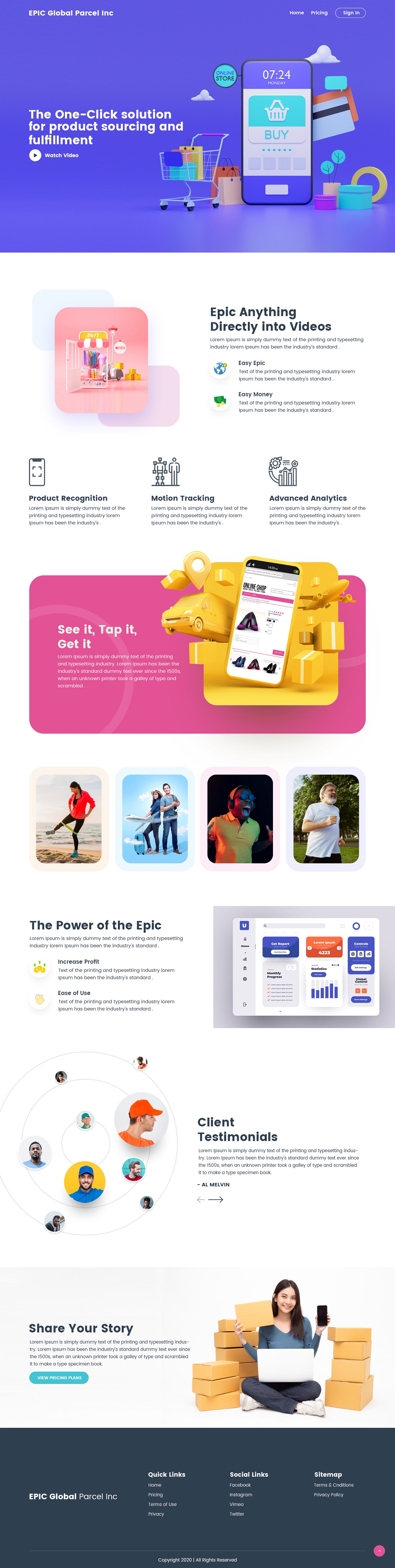 Diseño Web por nzdesigners para Epic Global Inc | Diseño #25759973