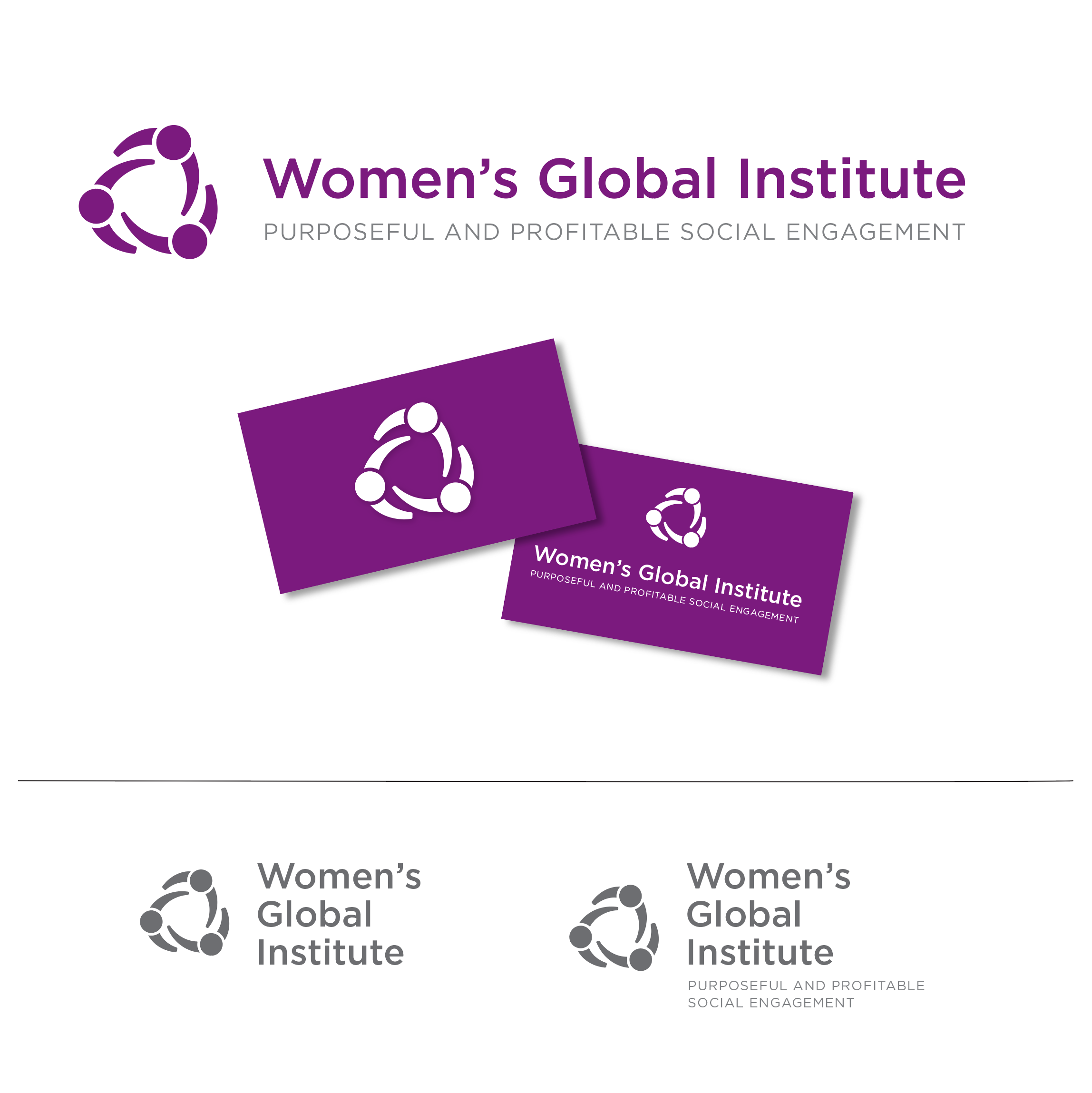 Logo Design by masher for Women's Global Institute  | Design #25744574