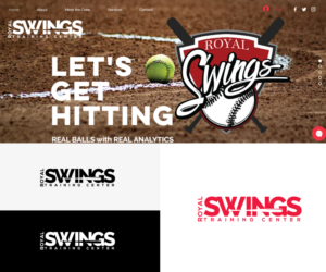 Logo Design by step forward 2 for Royal Swings Training Center | Design: #25741136