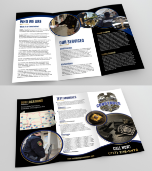 Private law enforcement protective services needs a kick ass brochure | Flyer Design by PAS-CREATIVE