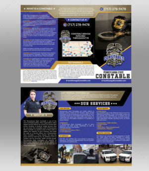 Private law enforcement protective services needs a kick ass brochure | Flyer Design by DA.