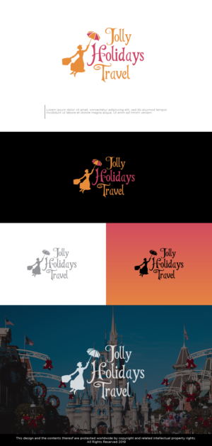 Jolly Holidays Travel | Logo Design by Kim Ji