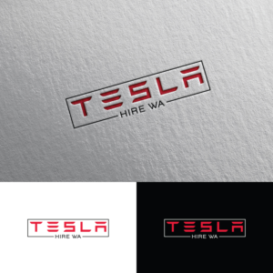 Tesla Hire WA | Logo Design by Rii