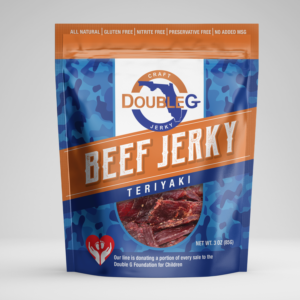 Jerky Packaging for Childrens Charity | Packaging Design by SofiaDesignStudio