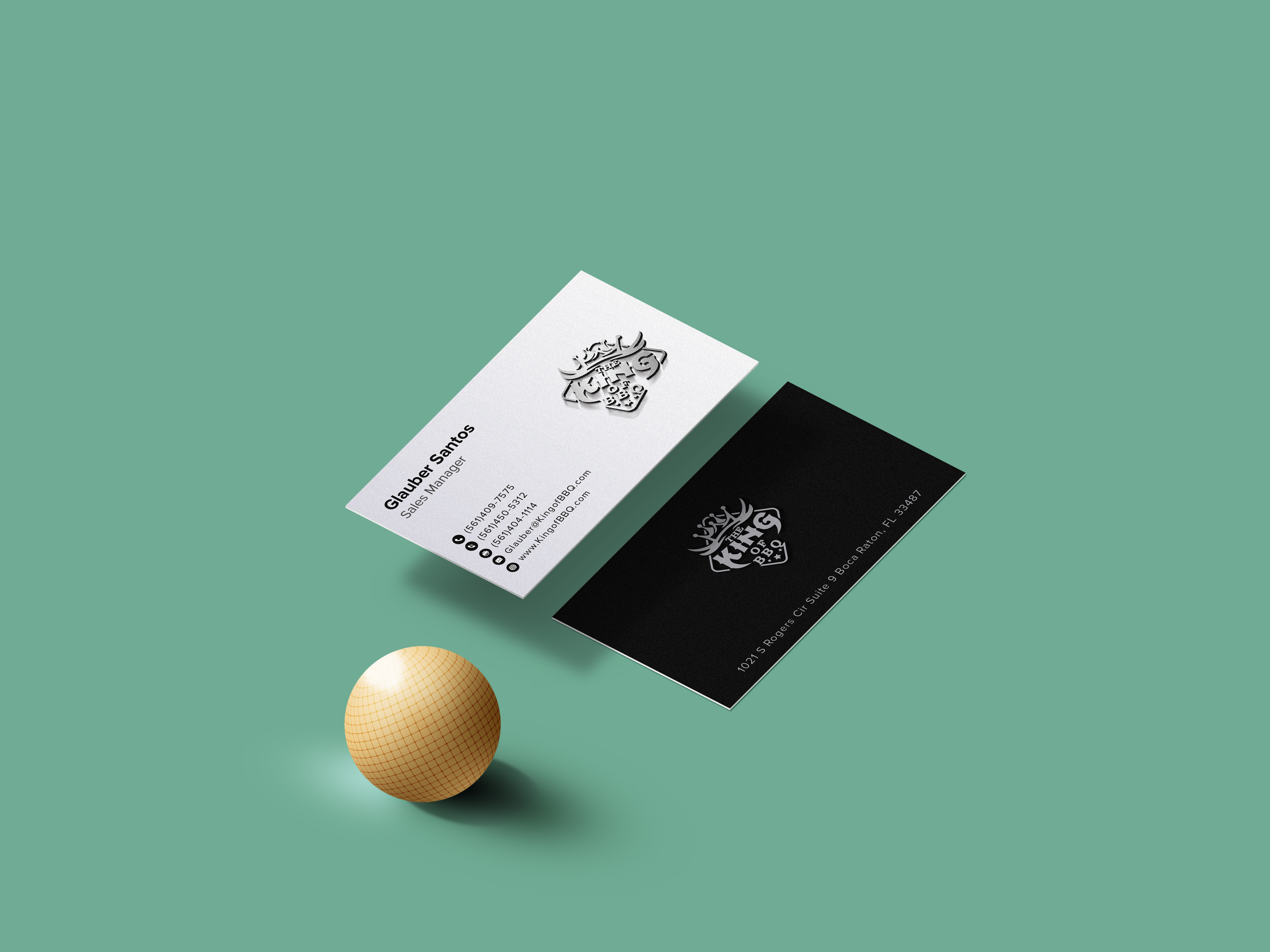 Diseño de Tarjeta de Presentación por Unique Creation BD para King of Pavers corp | Diseño #25756977