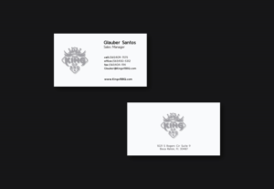 Diseño de Tarjeta de Presentación por Unique Creation BD para King of Pavers corp | Diseño: #25756991