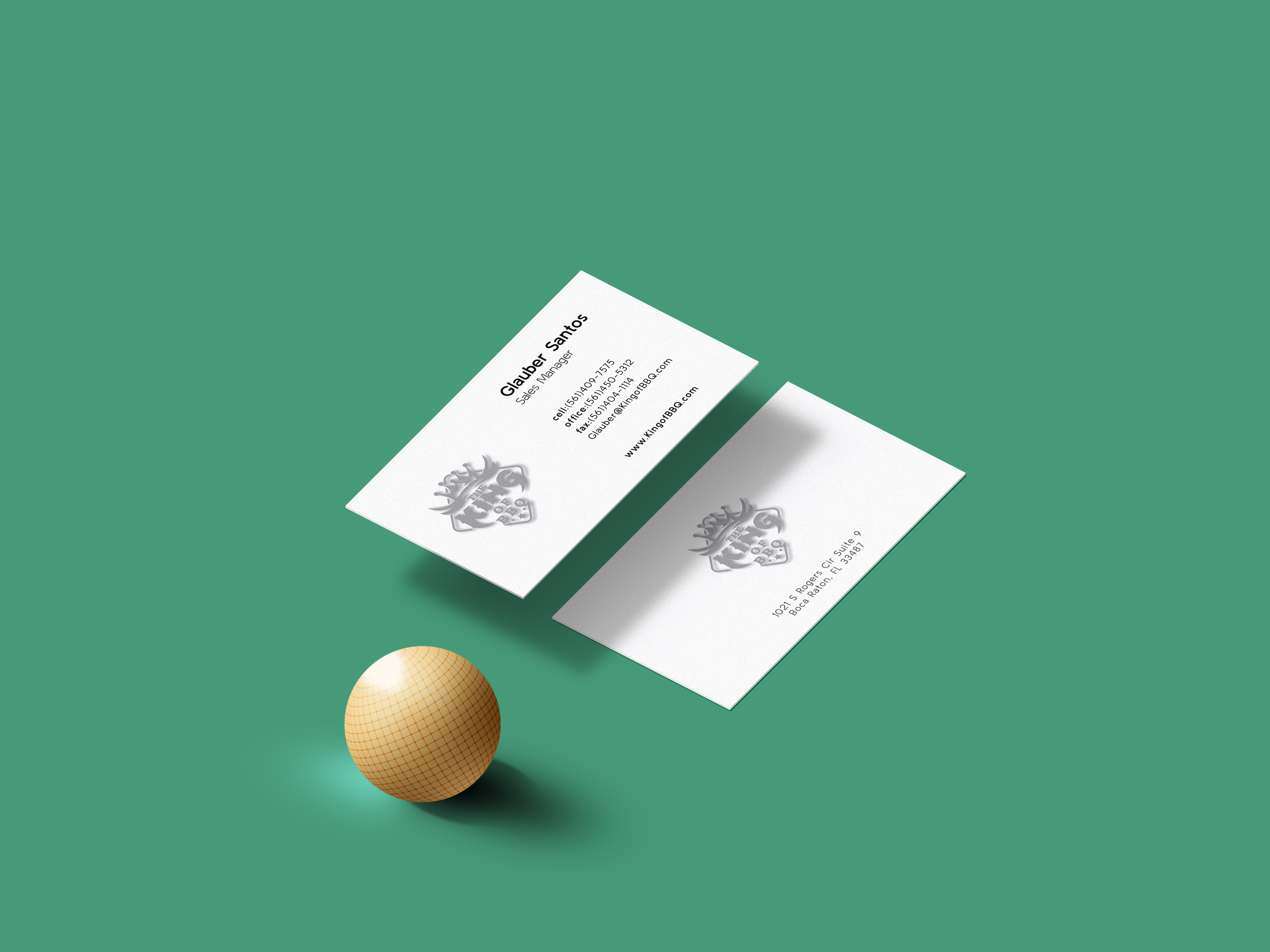 Diseño de Tarjeta de Presentación por Unique Creation BD para King of Pavers corp | Diseño #25756992