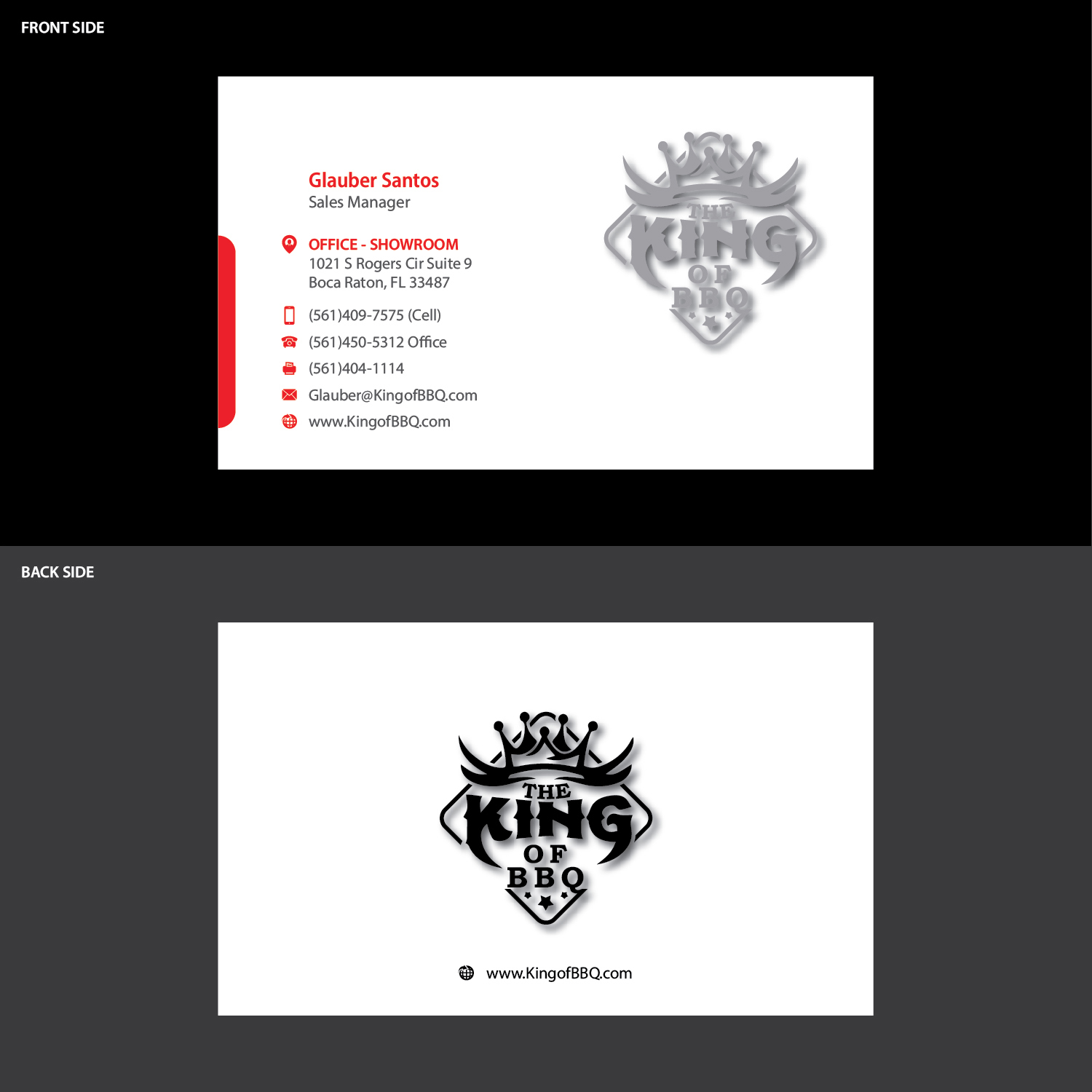 Diseño de Tarjeta de Presentación por CS_Creatives para King of Pavers corp | Diseño #25755884