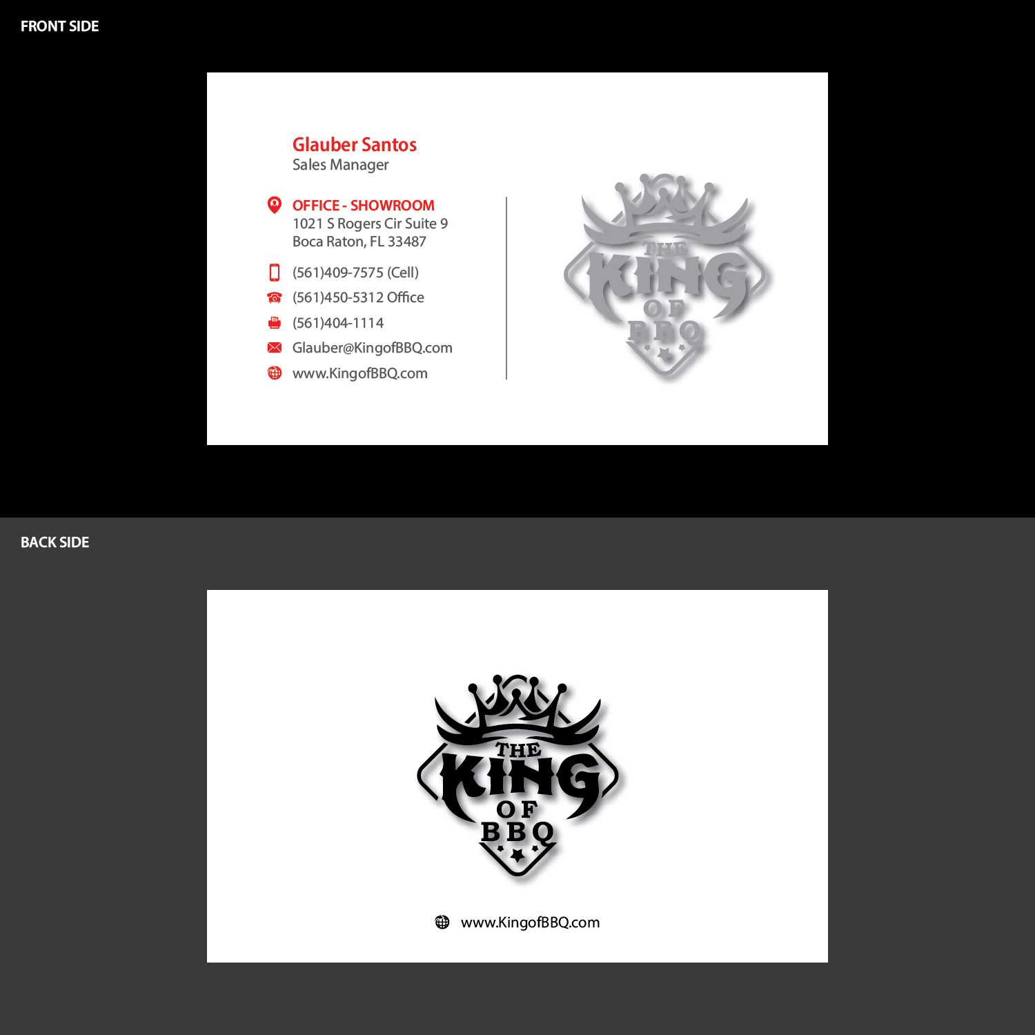 Diseño de Tarjeta de Presentación por CS_Creatives para King of Pavers corp | Diseño #25755886