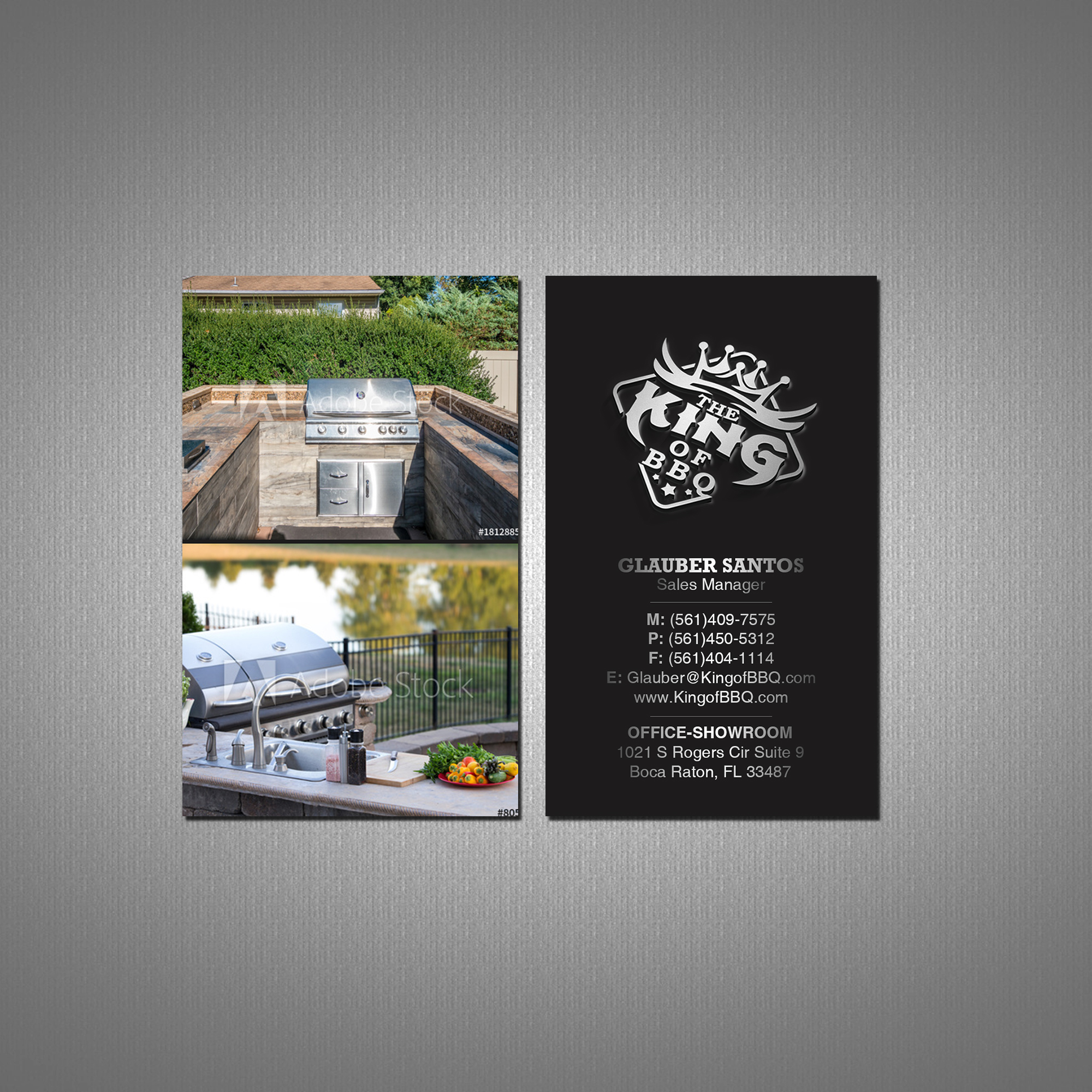 Diseño de Tarjeta de Presentación por Creations Box 2015 para King of Pavers corp | Diseño #25769314