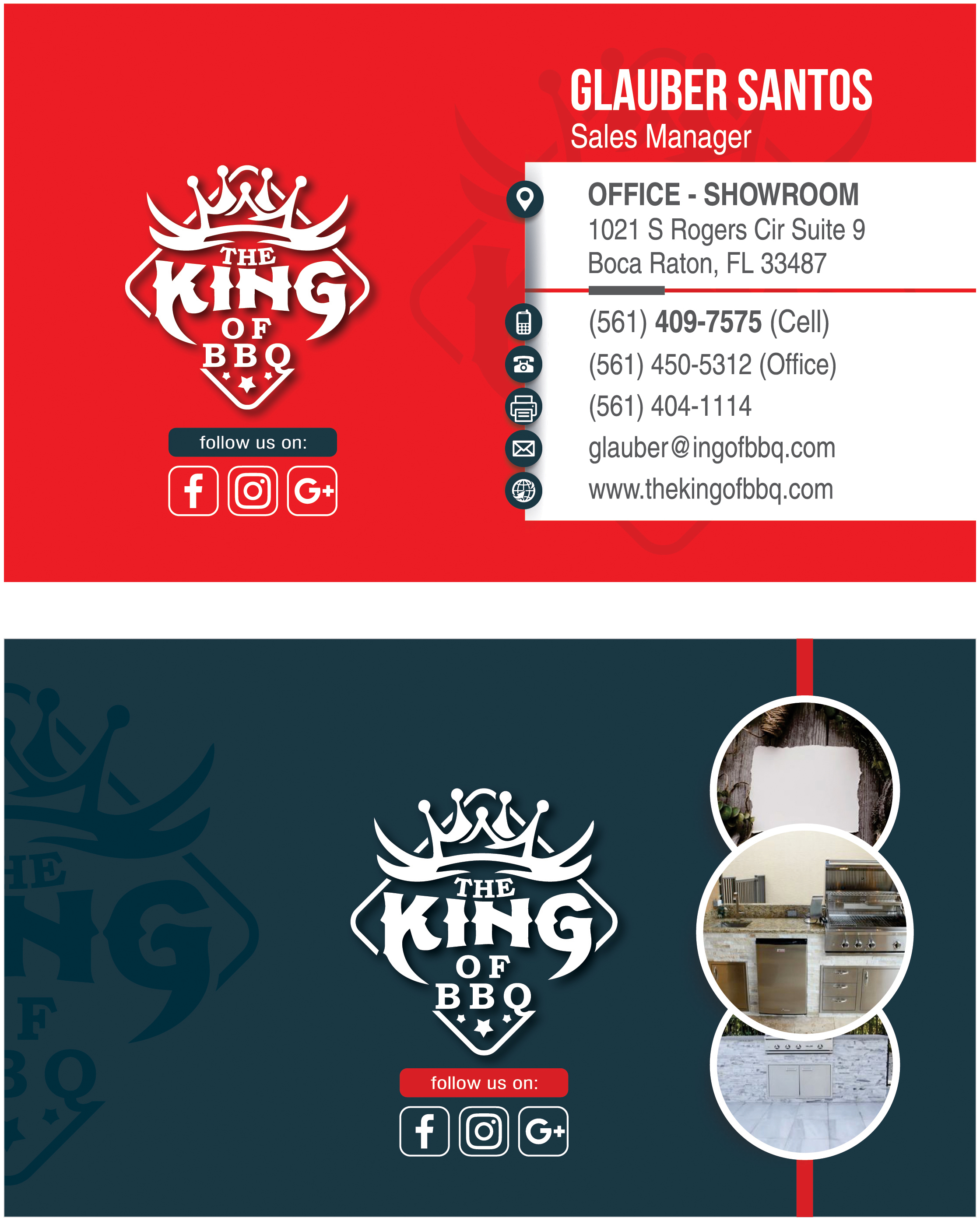 Diseño de Tarjeta de Presentación por Tuba Art Studio. IZ (IMRAN ZW) para King of Pavers corp | Diseño #25744259